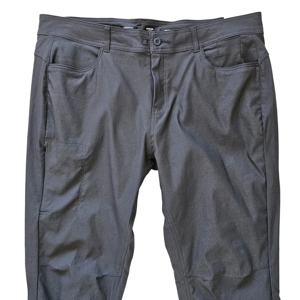 prAna Halle Straight Pant Plus‎ II Coal Gray 18W/RG 1971032 Hiking Outdoor New